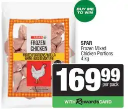 Spar SPAR Frozen Mixed Chicken Portions offer