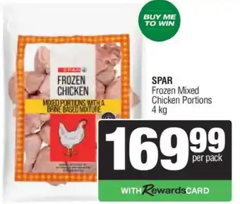 Spar SPAR Frozen Mixed Chicken Portions offer