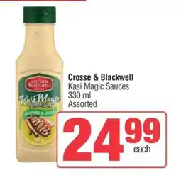 Spar Crosse & Blackwell Kasi Magic Sauces offer