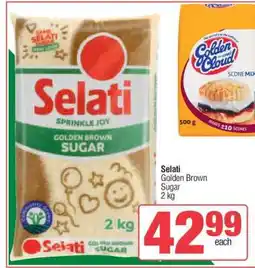 Spar Selati Golden Brown Sugar 2 kg offer