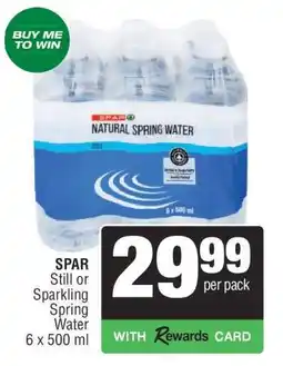 Spar SPAR Natural Spring Water offer