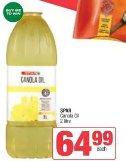 Spar SPAR Canola Oil offer