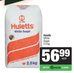 Spar Huletts White Sugar 2.5 kg offer