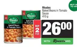 Spar Rhodes Baked Beans in Tomato Sauce offer