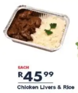 President Hyper Chicken Livers & Rice offer