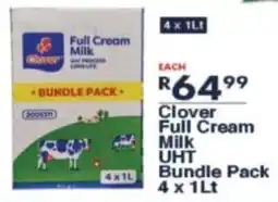 President Hyper Clover Full Cream Milk UHT Bundle Pack offer