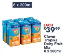 President Hyper Clover Tropika Dairy Fruit Mix offer