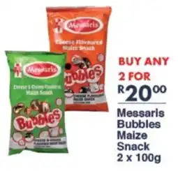 President Hyper Messaris Bubbles Maize Snack offer