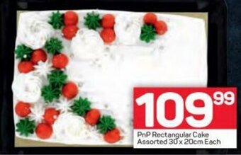 Pick n Pay PnP Rectangular Cake Assorted 30 x 20cm Each offer