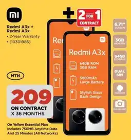 HiFi Corp Redmi A3x + Redmi A3x offer