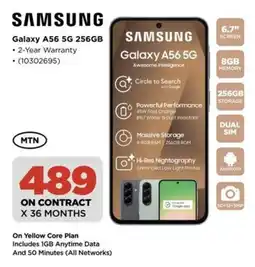 HiFi Corp SAMSUNG Galaxy A56 5G 256GB offer