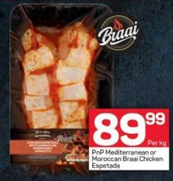 PnP Mediterranean or Moroccan Braai Chicken Espetada