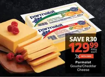 Checkers Parmalat Gouda/ Cheddar Cheese offer