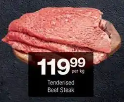 Checkers Tenderised Beef Steak offer