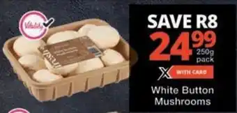 Checkers White Button Mushrooms offer