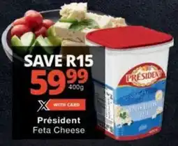 Checkers Président Feta Cheese offer