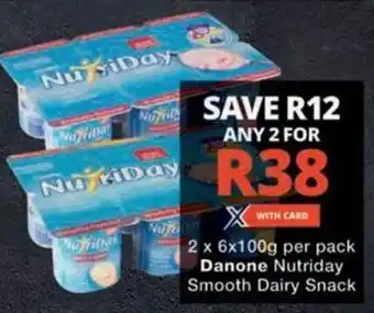 Checkers Danone Nutriday Smooth Dairy Snack offer