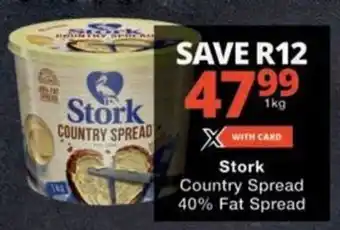 Checkers Stork Country Spread 40% Fat Spread offer