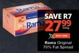 Checkers Rama Original 70% Fat Spread offer