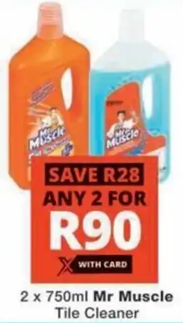 Checkers Mr Muscle Tile Cleaner offer