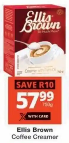 Checkers Ellis Brown Coffee Creamer offer