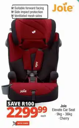 Checkers Joie Elevate Car Seat offer