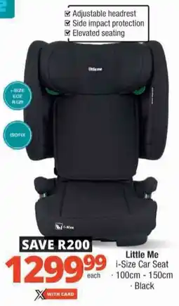 Checkers Little Me i-Size Car Seat offer