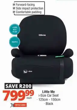 Checkers Little Me i-Size Car Seat offer