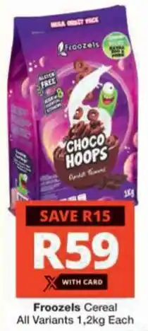 Checkers Hyper Froozels Cereal All Variants offer
