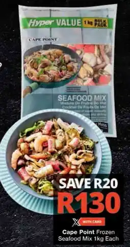 Checkers Hyper Cape Point Frozen Seafood Mix offer