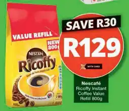 Checkers Hyper Nescafé Ricoffy Instant Coffee Value Refill offer