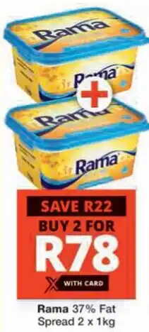 Checkers Hyper Rama 37% Fat Spread offer