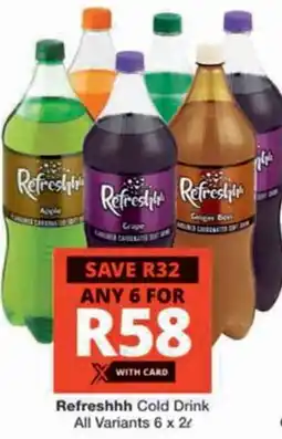 Checkers Hyper Refreshhh Cold Drink All Variants offer