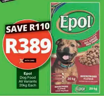 Checkers Hyper Epol Dog Food All Variants offer
