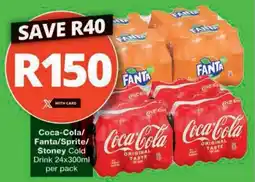 Checkers Hyper Coca-Cola/ Fanta/ Sprite/ Stoney Cold Drink offer