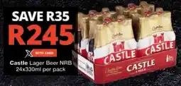 Checkers Hyper Castle Lager Beer NRB offer