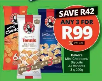 Checkers Hyper Bakers Mini Cheddars/ Biscuits All Variants offer