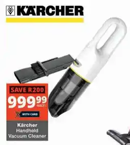 Checkers Hyper Kärcher Handheld Vacuum Cleaner offer