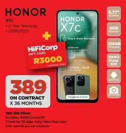 HiFi Corp Honor X7c offer