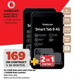 HiFi Corp Vodacom Smart Tab 8 + Smart Tab 8 offer