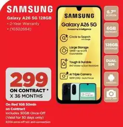 HiFi Corp SAMSUNG Galaxy A26 5G 128GB offer