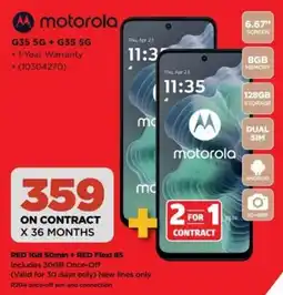 HiFi Corp Motorola G35 5G + G35 5G offer