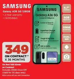 HiFi Corp SAMSUNG Galaxy A36 5G 128GB offer