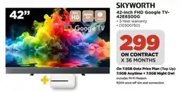 HiFi Corp SKYWORTH 42-inch FHD Google TV- 42E6500G offer