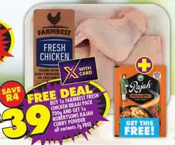 Shoprite Farmbest fresh chicken braai pack offer