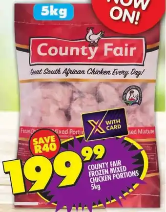 Shoprite County fair frozen mixed chicken portions offer