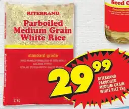 Shoprite Ritebrand parboiled medium grain white rice offer