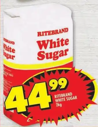 Shoprite Ritebrand white sugar offer