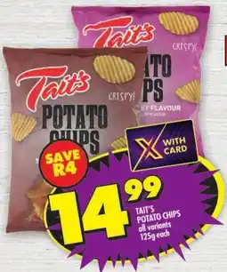 Shoprite Tait's potato chips all variants offer