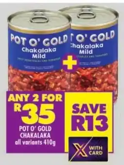Shoprite Pot o' gold chakalaka offer